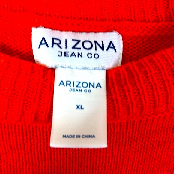 Arizona Jean Co Sweater, Size XL, PTP 26”, L 26” Approximately, bright colors - Picture 7 of 7